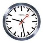 Funk-Wanduhr DCF77 mit Bahnhof-Sekundenzeiger � 30 cm