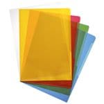 100er-Pack Sichthüllen A4 farbig genarbt »2337« (5 Farben zu je 20 Stück)
