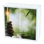 Rollladenschrank Motiv Zen