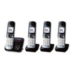 4-fach-Set Schnurlose Telefone »KX-TG6824«