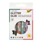 folia 6er-Set Fl�ssigklebe-Stifte �Glitter Glue�