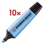 10x STABILO Textmarker BOSS® Original nachfllbar Keilspitze