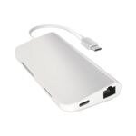 USB-C Multiport Hub silberfarben