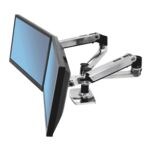 Monitorarm mit Tischhalterung LX Dual Alu
