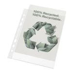 Prospekthülle »100% recycelt« A5 genarbt - 100 Stück