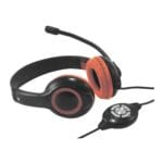 Headset »CCHATSTARU2R« binaural USB rot