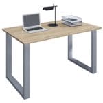 Schreibtisch »Lona« 110/50 cm Bügel-Fuß-Gestell silbern