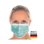 Franz Mensch 50er-Pack medizinische Maske Typ II  Made In Germany HYGOSTAR 3-lagig grn