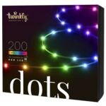 Lichterkette 200 LEDs »Dots« 10 m schwarz