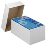 20er-Pack Kartons mit abnehmbarem Deckel Wellpappe 1-wellig 33,8 x 23,8 x 16,7 cm