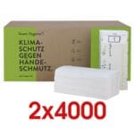 2x CO₂ neutrale Falthandtücher »Frieda« Z-Falz - 8000 Stück gesamt