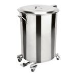 Tretabfallbehälter mit Rollen 90 Liter