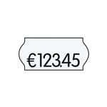 18er-Pack Preisauszeichnungsetiketten 22 x 12 mm weiß ablösbar (je 1500 Stück)