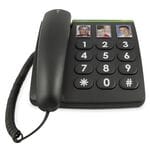 Schnurgebundenes Telefon PhoneEasy 331ph schwarz