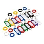 25er-Pack Schl�sselanh�nger und Kennringe, sortiert