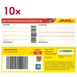 10er-Pack P�ckchenmarke �M Deutschland bis 2 kg�