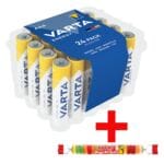 Varta 24er-Pack Batterien Energy Micro / AAA / LR03 inkl. Fruchtgummi Mega Roulette 45 g