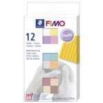 12er-Pack Modelliermasse Fimo soft - Materialpackung Pastel Colours