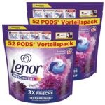 2x 52 Farbwaschmittel-Pods Amethyst Bltentraum 104 WL