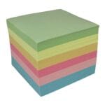 Ersatzbltter fr Zettelbox 95 x 95 mm farbig 700 Blatt