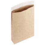 300er-Pack Faltentaschen »classic Fixverschluss« ca. D4  ohne Fenster braun