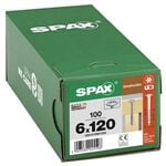 Holzbauschrauben T30 Tellerkopf WIROX 6 x 120 mm 100 St.