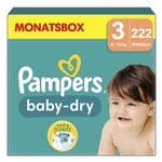 Windeln �baby-dry&trade; Monatsbox� Gr.3 (6-10 kg) 222 St�ck