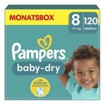 Windeln baby-dry™ Monatsbox Gr.8 (17+ kg) 120 Stck