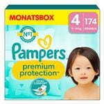 Windeln Monatsbox premium protection™ Gr.4 (9-14 kg) 174 Stck