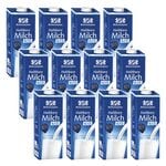 12er-Pack haltbare Milch Entrahmte H-Milch 0,1% Fett,