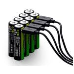 8x USB-Akkus mit Ladekabel LoopEnergy AA2550 Mignon AA 1700 mAh