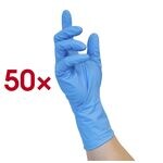 50er-Pack Einmalhandschuhe HIGH RISK NITRILE Gre L