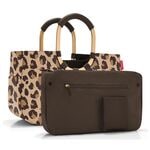 Einkaufskorb loopshopper M frame leo macchiato