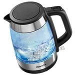 Wasserkocher 1,7LGL silber/schwarz