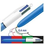 4-Farb-Kugelschreiber »4 Colours Orginal« Schreibfarben: blau / schwarz / rot / grün