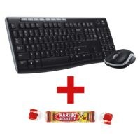 Logitech Kabelloses Desktop-Set MK270 inkl. Fruchtgummi Roulette