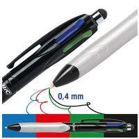 BIC 4 Colours Grip Stylus Mehrfarb-Kugelschreiber blau, schwarz, rot, grn, dokumentenecht