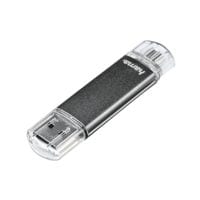 USB-Stick 64 GB Hama Laeta Twin USB 2.0
