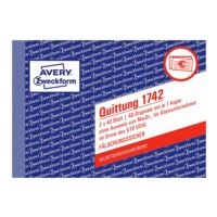 Avery Zweckform Formularbuch »Quittung ohne MwSt.«