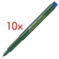 10x Faber-Castell Fineliner Finepen 1511, 0,4mm