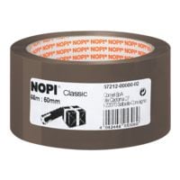 Packband Nopi Classic, 50 mm breit, 66 Meter lang - leise abrollbar