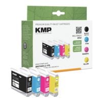 KMP Tintenpatronen-Set ersetzt Brother LC-970BK/M/C/Y