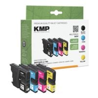 KMP Tintenpatronen-Set ersetzt Brother �LC-985BK/C/M/Y�