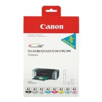 Canon Tintenpatronen-Set CLI-42 (CLI-42 BK/GY/LGY/C/M/Y/PC/PM)