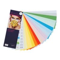 Farbfächer (Muster), zum Vergleich der Papierfarben