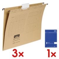 OTTO Office 3 Pack Hngemappen inkl. 1x Briefblock