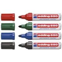 edding Permanent-Marker 550 - Rundspitze, Strichstrke 3,0  - 4,0 mm (XB)