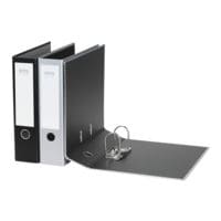 Ordner A4 OTTO Office Premium Black&Silver breit, einfarbig