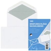 Briefumschlge Mailmedia, C6 70 g/m ohne Fenster, nassklebend - 100 Stck