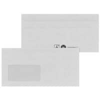 Briefumschlge Mailmedia, DIN lang 75 g/m mit Fenster, selbstklebend - 1000 Stck